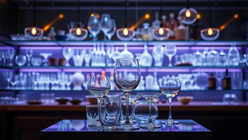 Choosing the Right Lighting for Glassware Displays