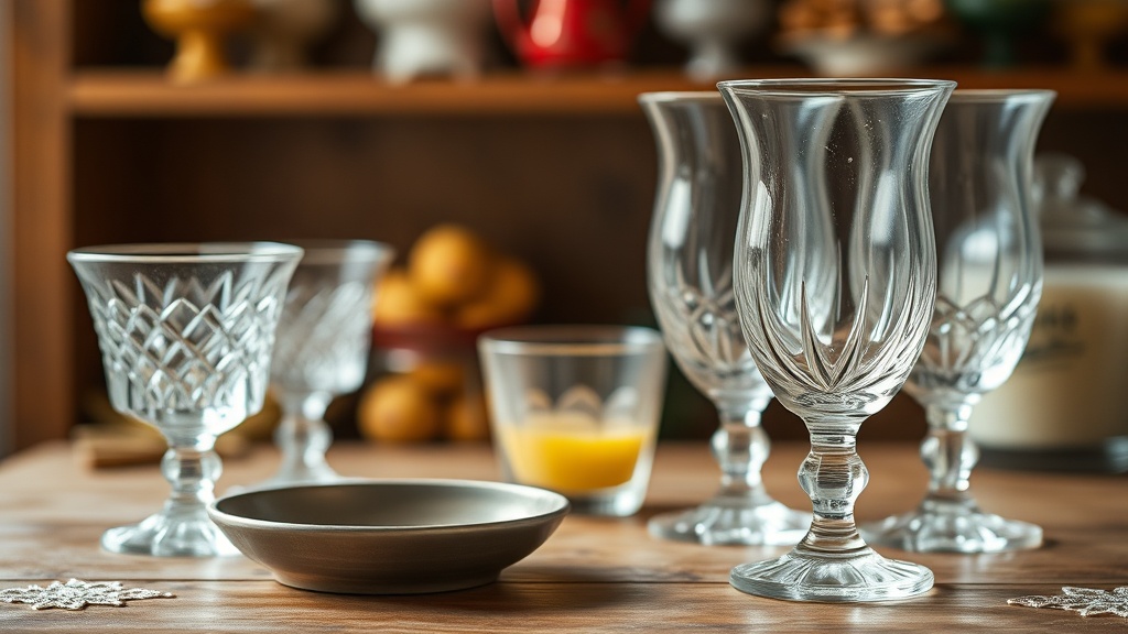 How to Remove Stubborn Residue from Vintage Glassware