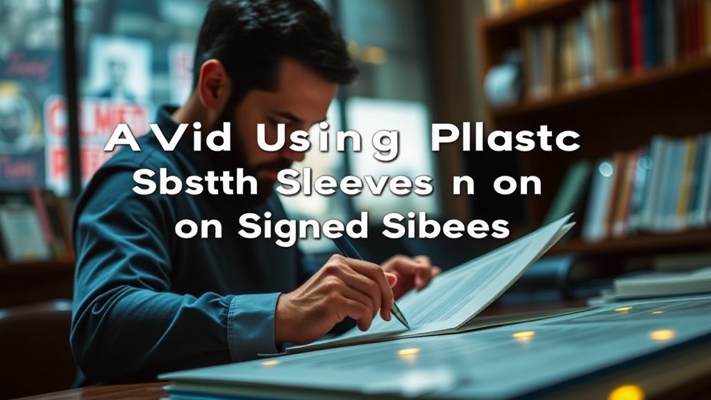 Avoid Using Plastic Sleeves on Signed Pages