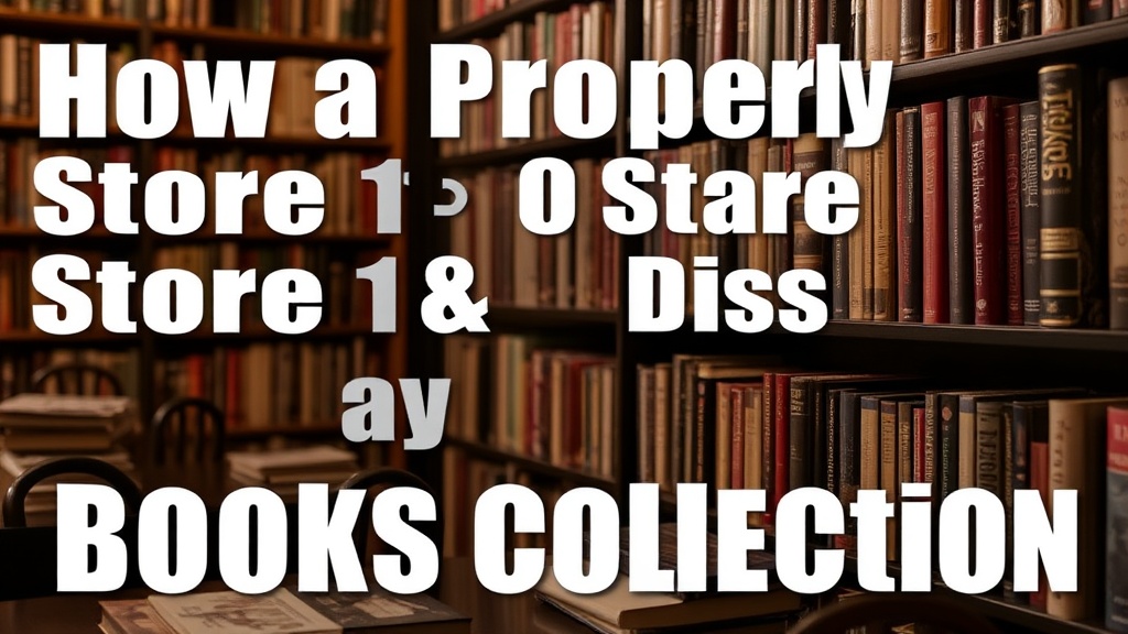 How to Properly Store and Display Your Signed Book Collection