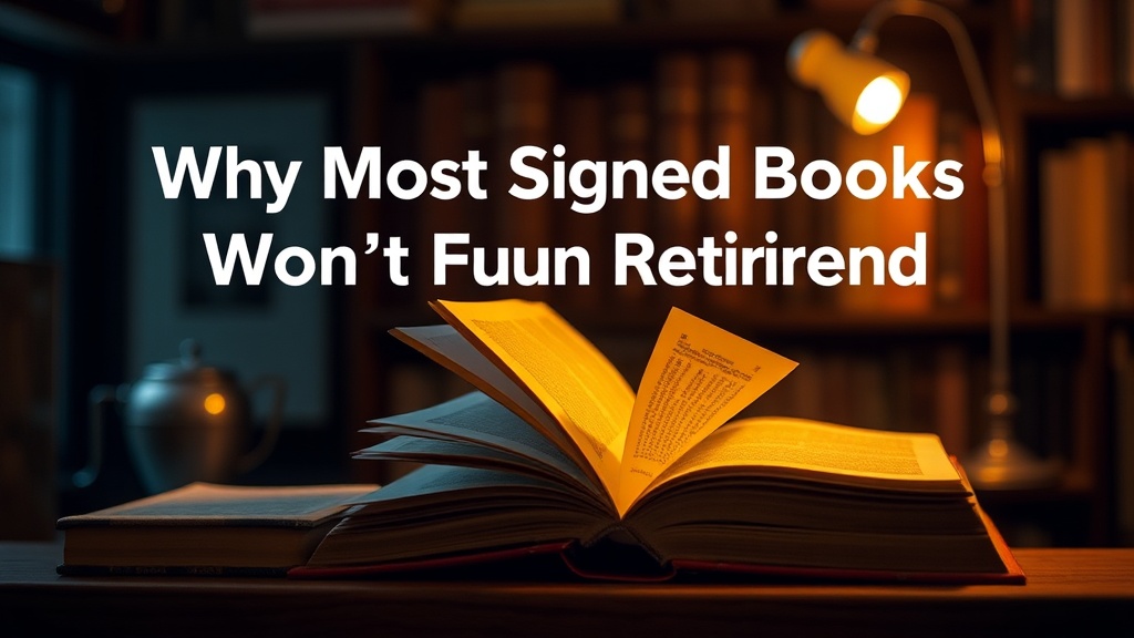 Why Most Signed Books Won't Fund Your Retirement: Understanding Real Value