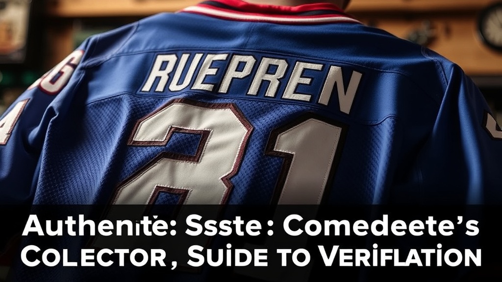 Authentic Signed Jerseys: A Complete Collector's Guide to Verification