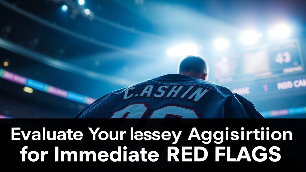 Evaluating Your Latest Signed Jersey Acquisition for Immediate Red Flags