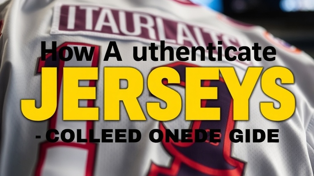 How to Authenticate Signed Jerseys: A Collector's Complete Guide