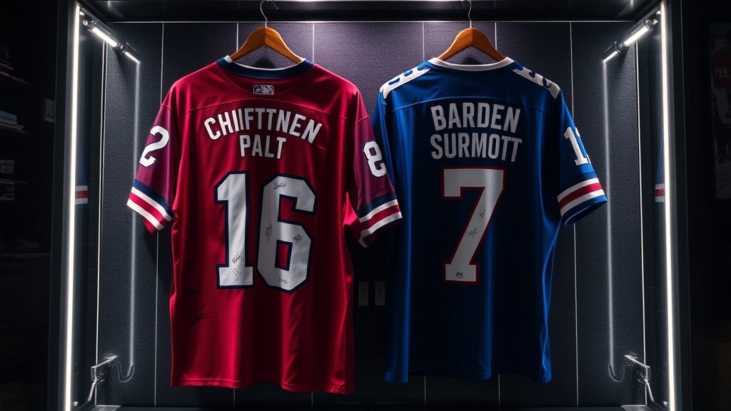 Setting Up a Professional Display for Signed Jerseys