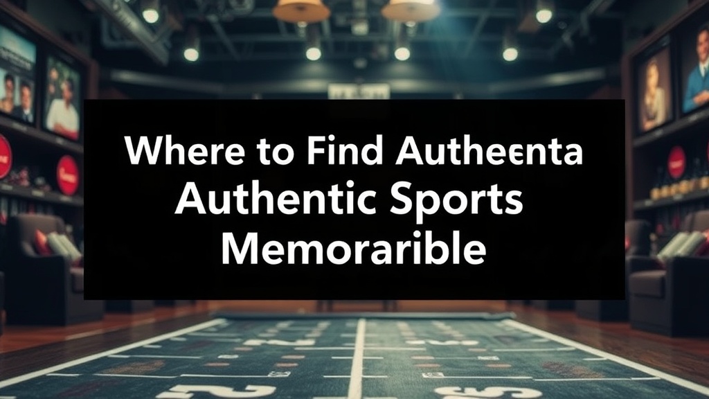 Where to Find Authentic Signed Sports Memorabilia