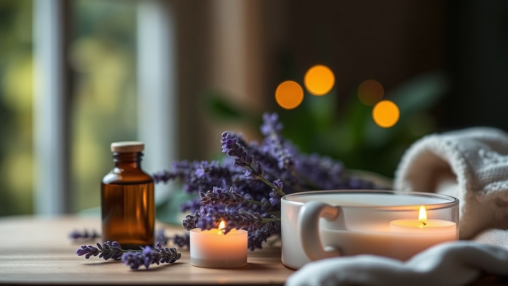 A Soothing Ritual with Lavender for Evening Unwinding