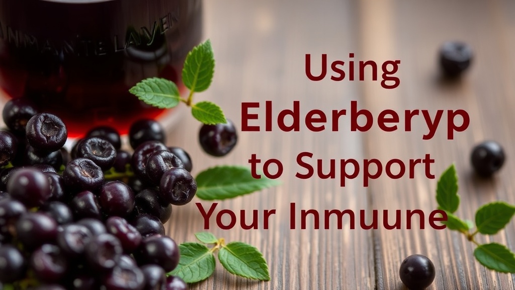 Using Elderberry Syrup to Support Your Immune System