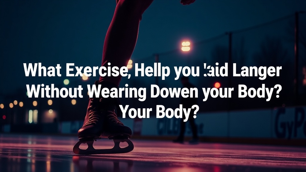 What Exercises Help You Skate Longer Without Wearing Down Your Body?