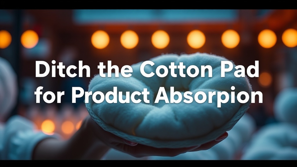Ditch the Cotton Pad for Better Product Absorption