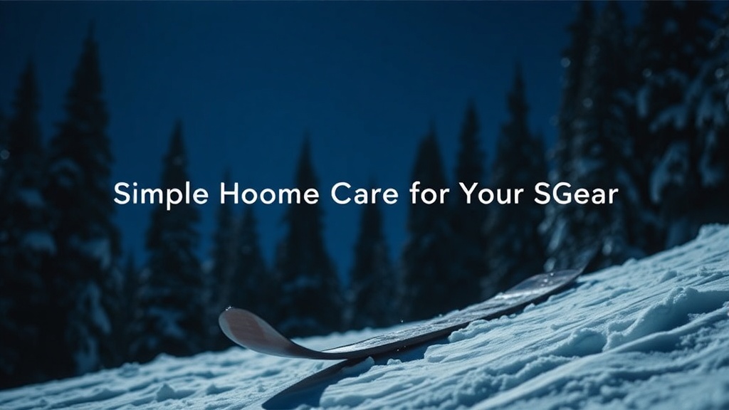 Beyond the Bench: Simple At-Home Care for Your Ski Gear