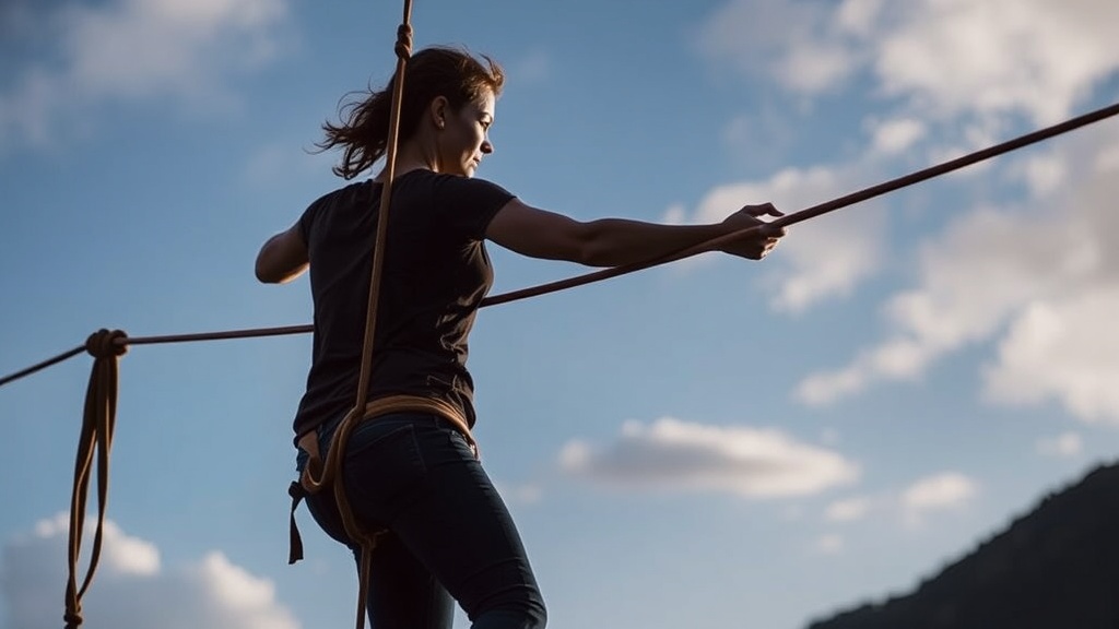 Stabilizing Your Center: A Deep Dive into Slackline Tension