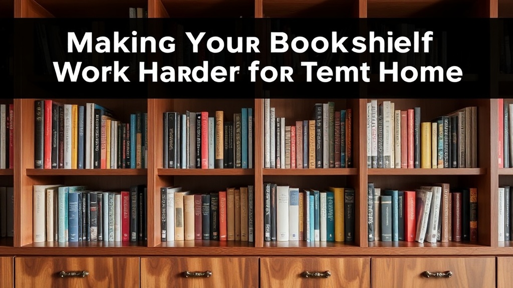 Making Your Bookshelf Work Harder for Your Home