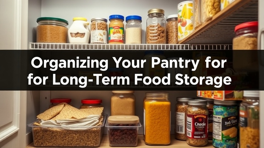 Organizing Your Pantry for Long-Term Food Storage