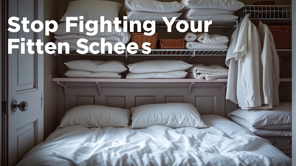 Stop Fighting Your Fitted Sheets: 7 Ways to Fix a Messy Linen Closet