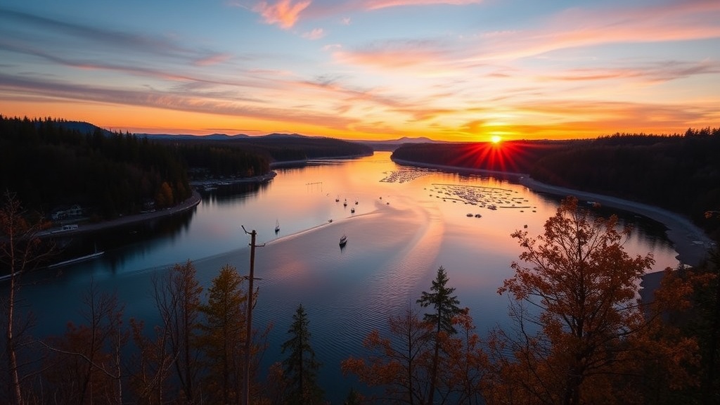 Best Places to Watch the Sunset over the Temagami River