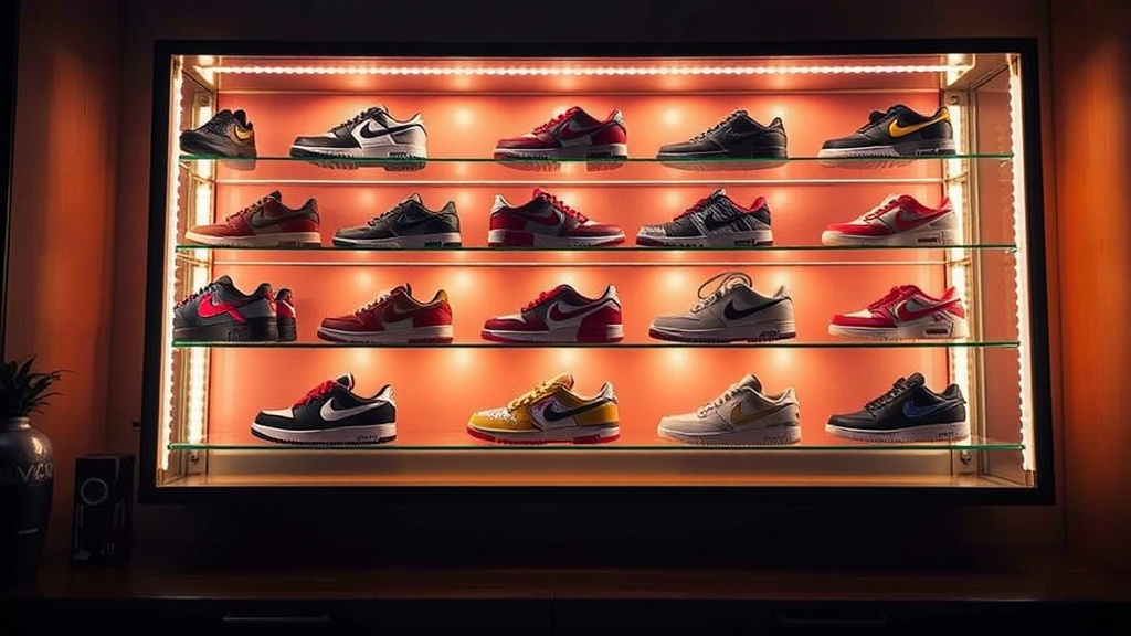 Building a Custom Sneaker Display with LED Lighting