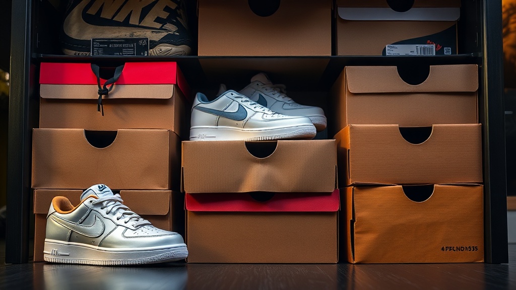 Keep Your Sneaker Boxes Organized and Dust Free
