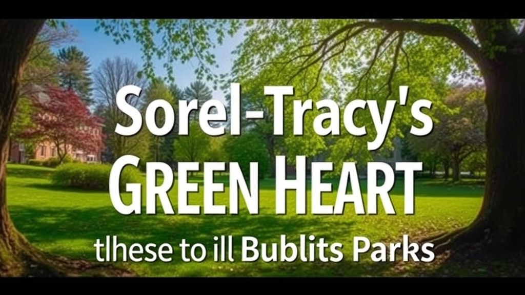 Discovering Sorel-Tracy's Green Heart: A Guide to Our Public Parks