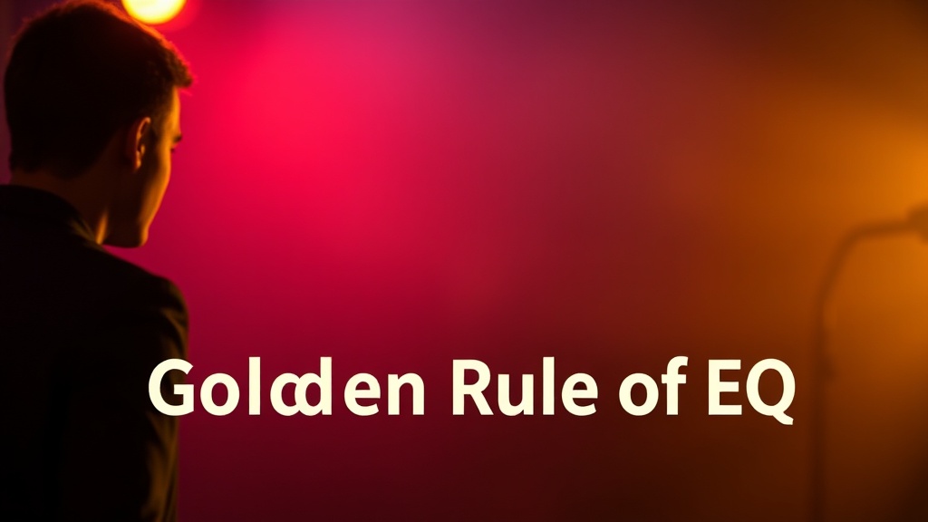Cut Before You Boost: The Golden Rule of EQ