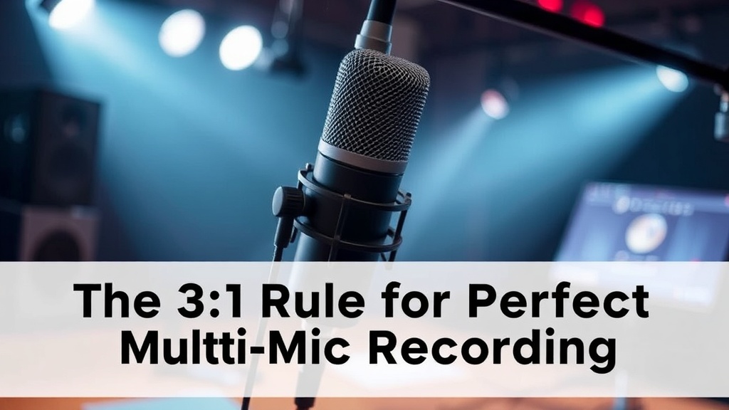 The 3:1 Rule for Perfect Multi-Mic Recording
