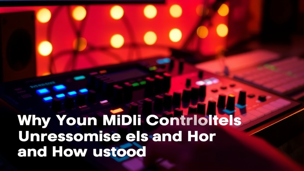 Why Your MIDI Controller Feels Unresponsive and How to Fix It