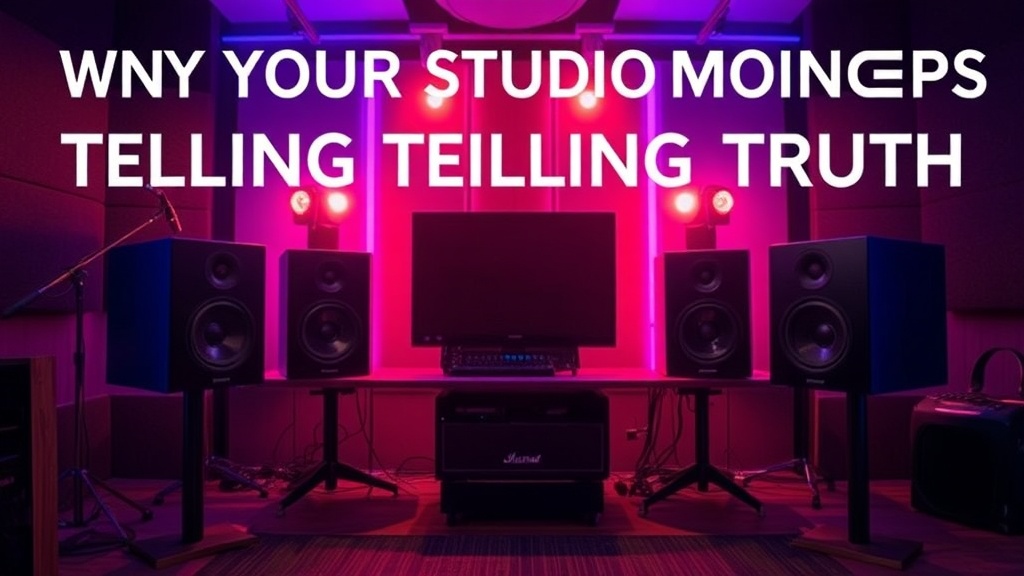 Why Your Studio Monitors Aren't Telling the Truth