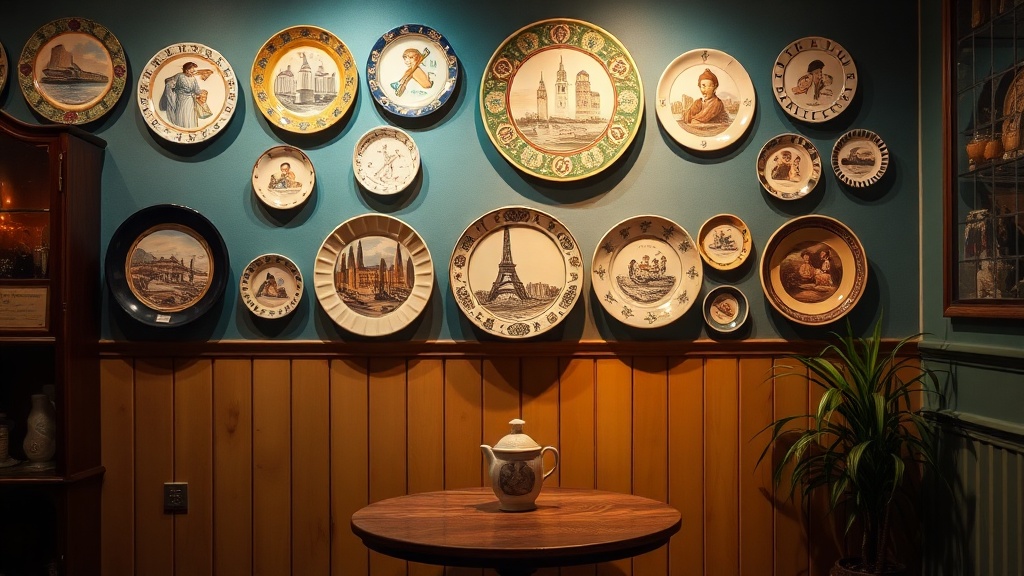 How to Display Souvenir Plates on Your Walls