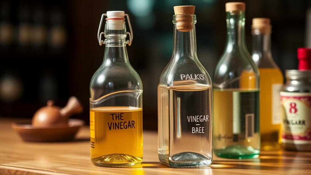 Keep Your Glass Bottles Shiny with Vinegar Solutions