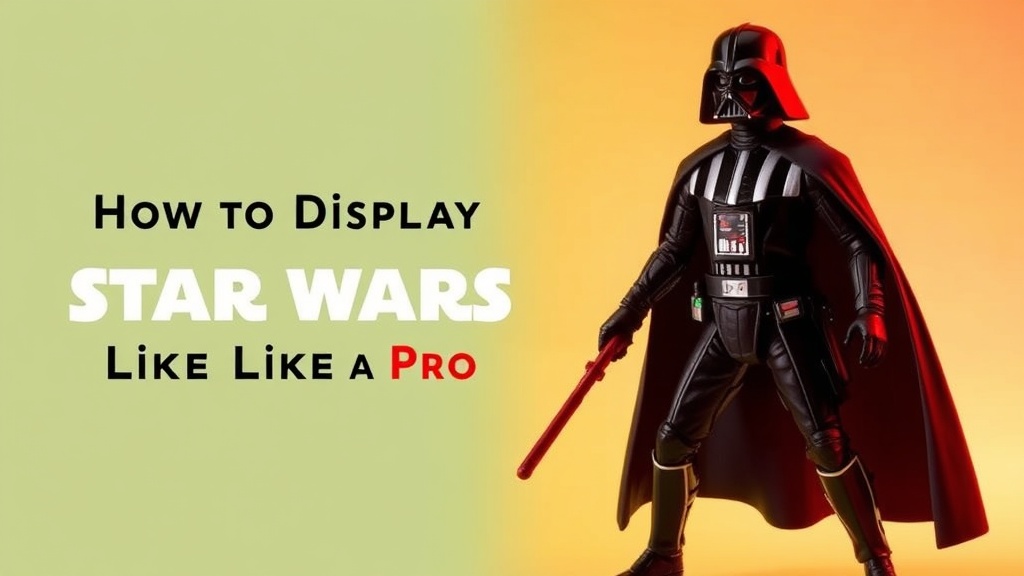 How to Display Your Star Wars Action Figures Like a Pro