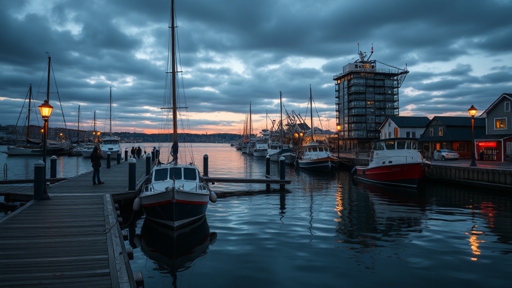 A Scenic Walk Through the Port Dal weg Waterfront