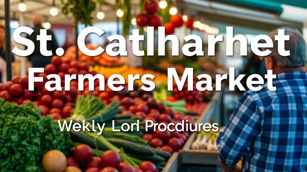 St. Catharines Farmers Market: Your Weekly Local Produce Guide