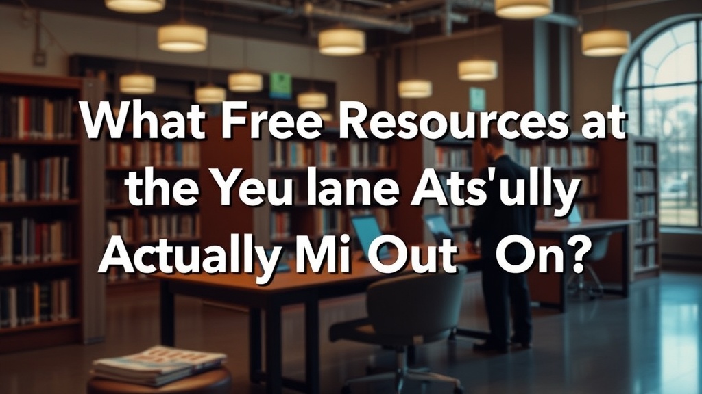 What Free Resources at the St. Catharines Public Library Are You Actually Missing Out On?