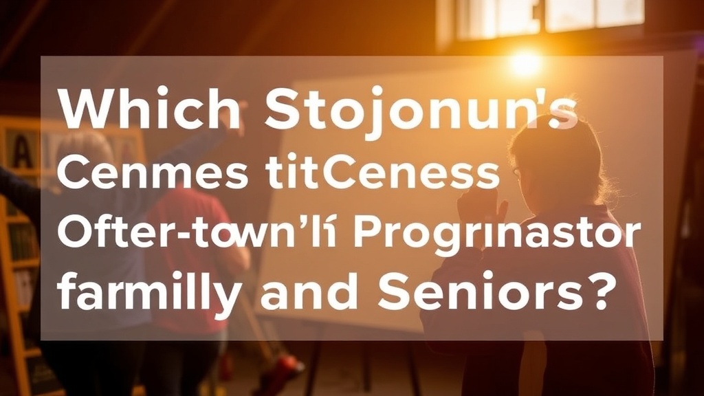 Which Stjohns Community Centres Offer the Best Programs for Families and Seniors?