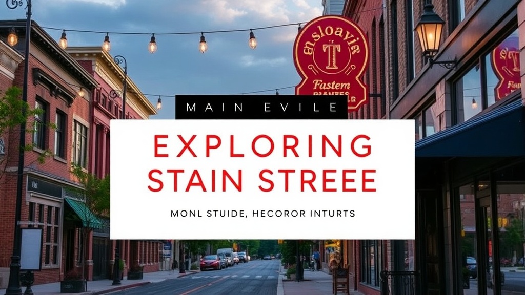 Exploring Main Street Stouffville: A Local's Guide to Hidden Gems