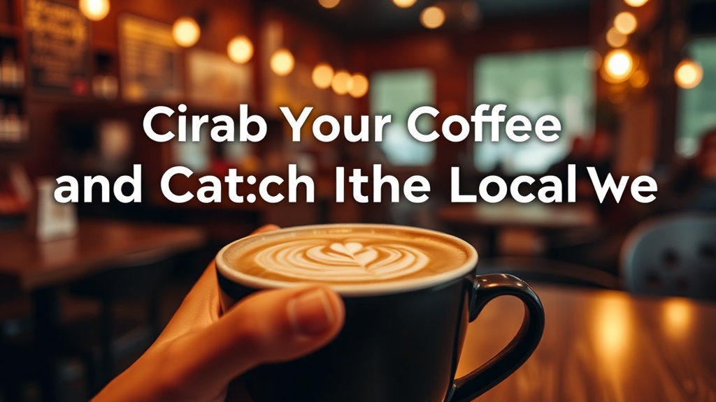 Grab Your Coffee and Catch the Local Morning Vibe