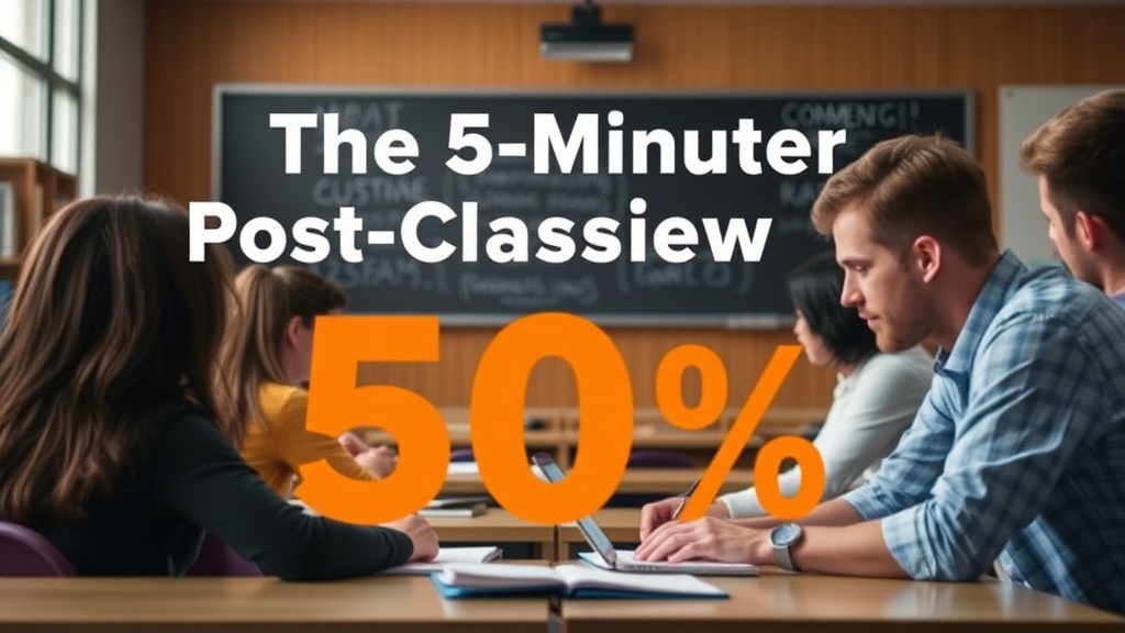 The 5-Minute Post-Class Review That Boosts Memory by 50%