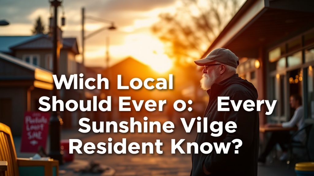 Which Local Services Should Every Sunshine Village Resident Know About?