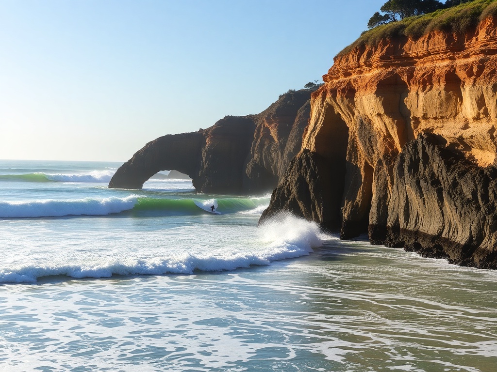 trestles california clean peeling waves multiple surfers high performance surfing