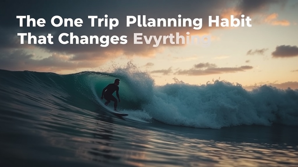 The One Surf Trip Planning Habit That Changes Everything (And Saves You From Bad Waves)
