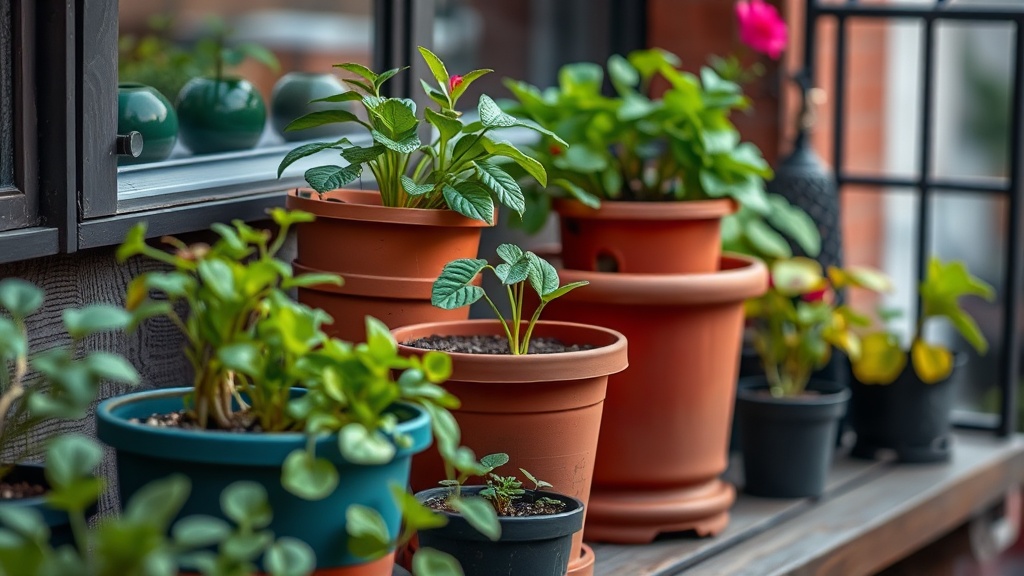 Setting Up a Self-Watering Container Garden for Small Balconies