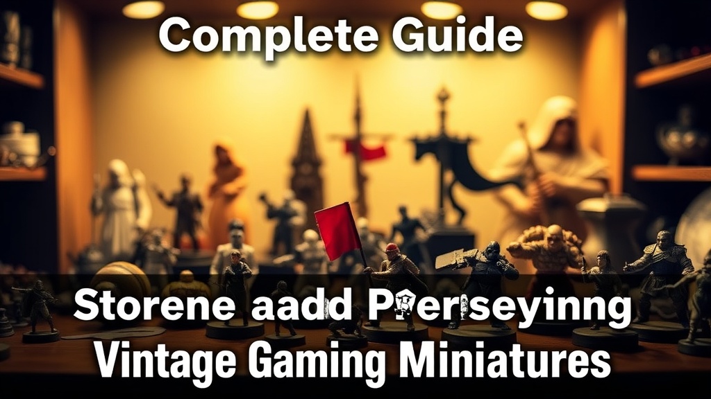 Complete Guide to Storing and Preserving Vintage Gaming Miniatures