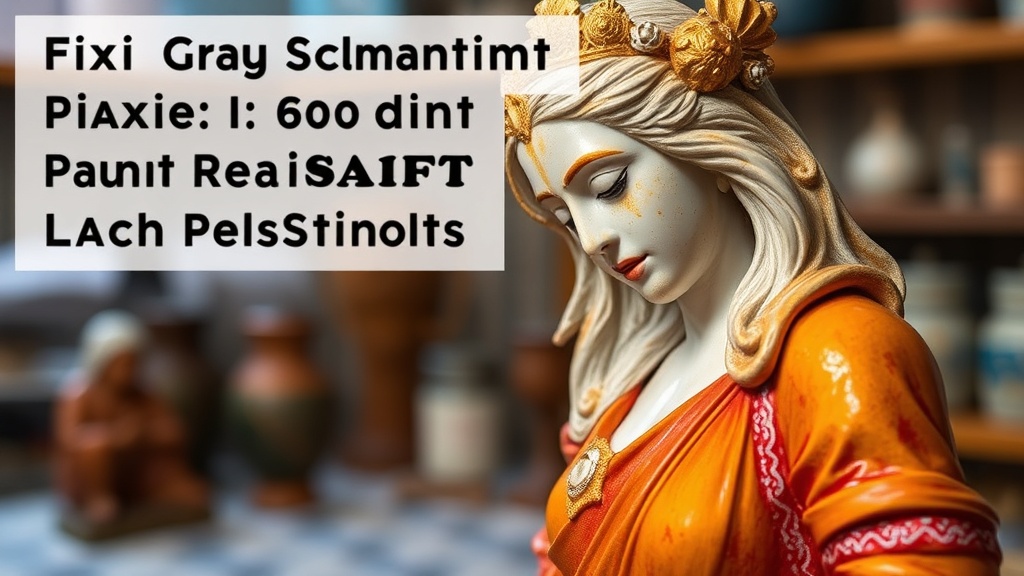 Fixing Common Paint Scuffs on Resin Statues