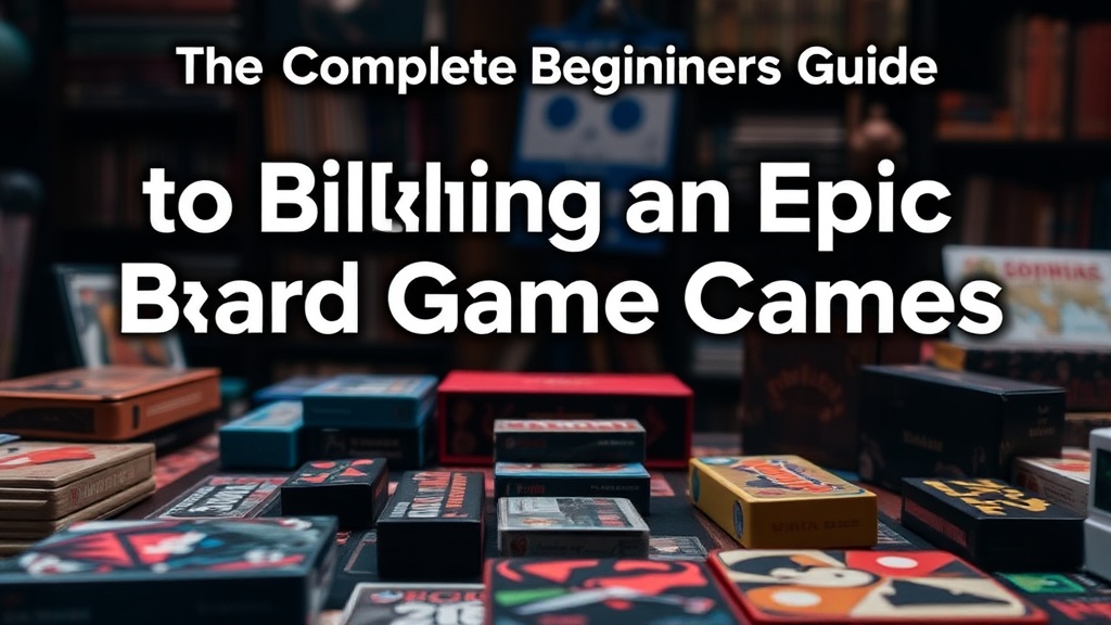 The Complete Beginner's Guide to Building an Epic Board Game Collection