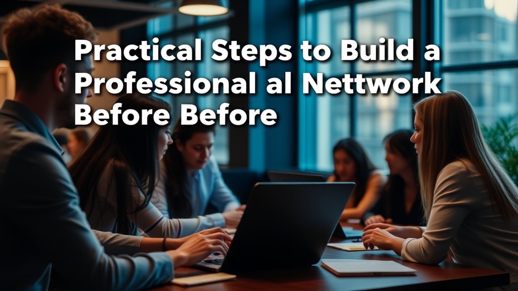 Practical Steps to Build a Professional Network Before Graduation