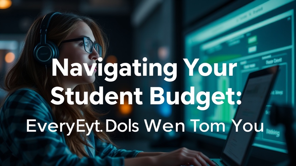 Navigating Your Student Budget: Making Every Dollar Work for You