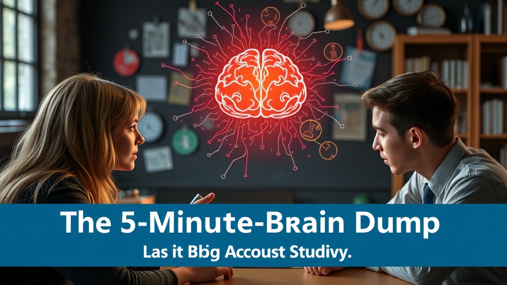 The 5-Minute Brain Dump: Clear Student Mental Clutter Before Studying