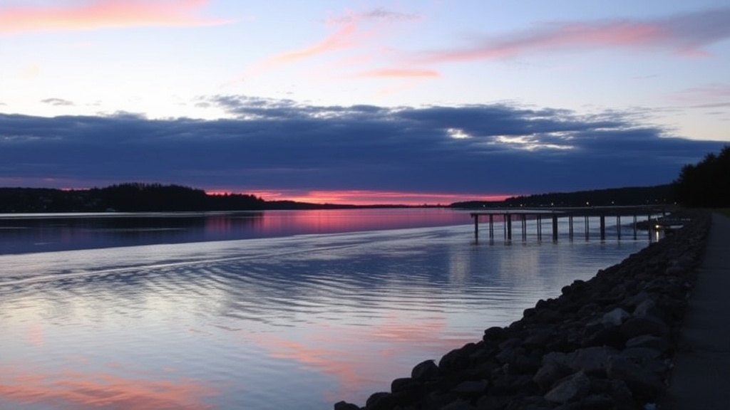 Best Sunset Spot in Temiskaming Shores: The Haileybury Waterfront