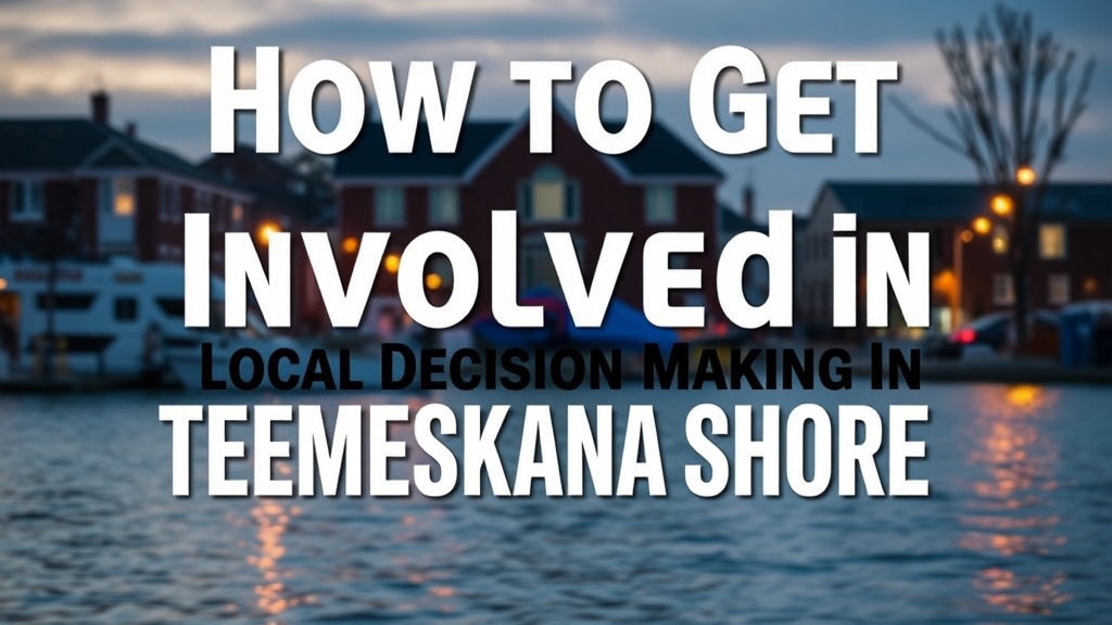 How to Get Involved in Local Decision-Making in Temiskaming Shores