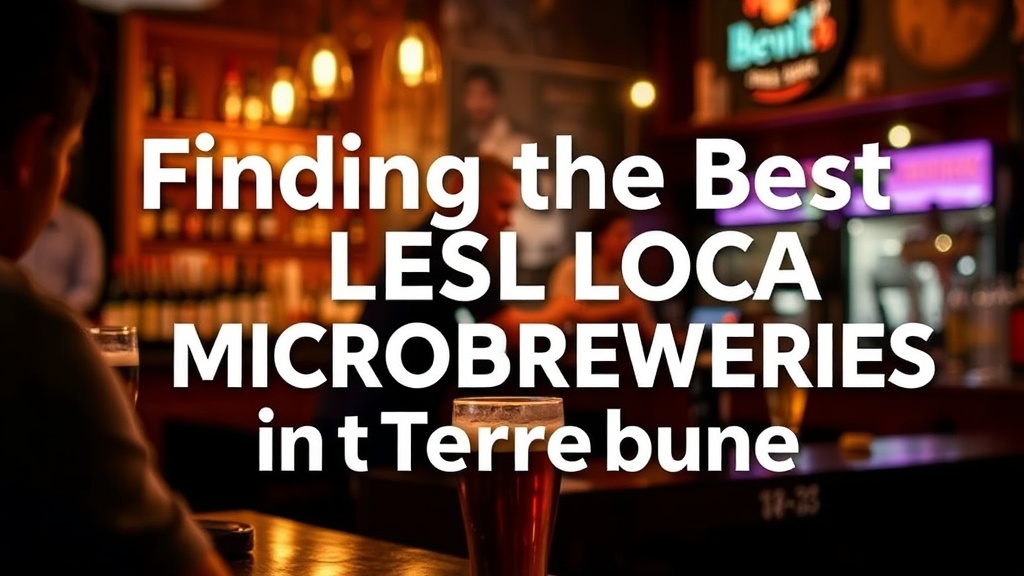 Finding the Best Local Microbreweries in Terrebonne